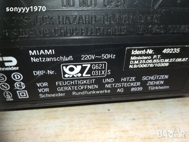 schneider miami cd deck x2 stereo receiver 1903211910, снимка 17 - Ресийвъри, усилватели, смесителни пултове - 32225762