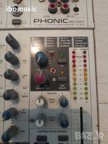 Phonic MU1202 – 12 Channel Mixer pult smesitel миксер смесител пулт, снимка 5 - Ресийвъри, усилватели, смесителни пултове - 35394500