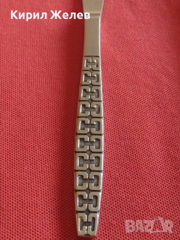 Стар нож от соца красива орнаментика перфектно състояние за КОЛЕКЦИЯ ДЕКОРАЦИЯ 23583, снимка 3 - Други ценни предмети - 43845373