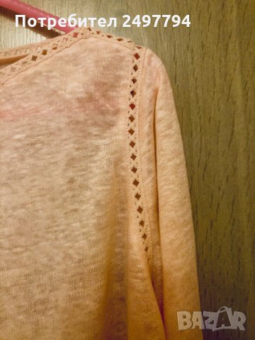 Ленена блуза Massimo Dutti , снимка 6 - Блузи с дълъг ръкав и пуловери - 28718216