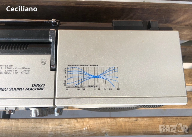 Радиокасетофон Philips D8623-Обслужен!, снимка 9 - Радиокасетофони, транзистори - 53046131
