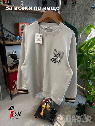 Мъжка Памучна Блуза С Дълъг Ръкав - Налични Различни Цветове Код SK84, снимка 3 - Блузи - 52475631