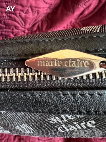 Дамска чанта естествена кожа и промазан плат Marie Claire, снимка 3 - Чанти - 36860459