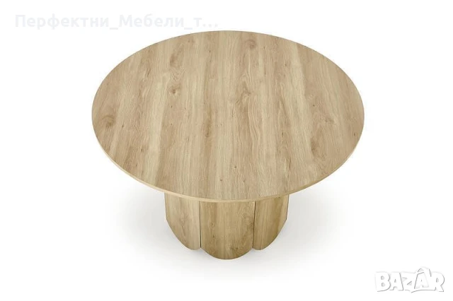Луксозна маса-маса МДГ дъб- за 8-10 човека с диам. 120 см., снимка 4 - Маси - 50532589