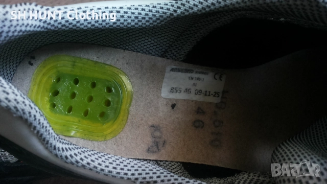 ARBESKO Leather Work Safety Shoes размер EUR 46 работни обувки естествена кожа с бомбе WS1-33, снимка 17 - Други - 51991928