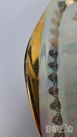 Чешко правоъгълно плато с трите грации, снимка 6 - Чинии - 52550228