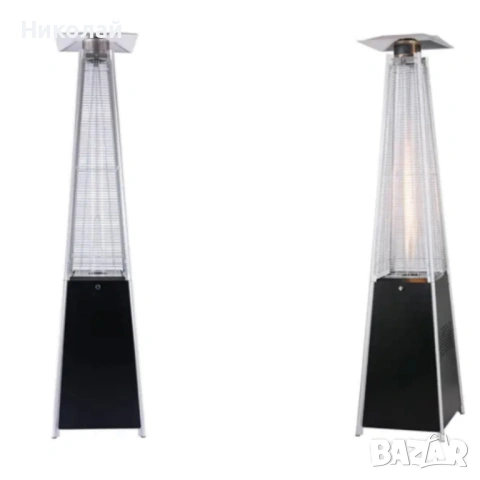 Газов отоплител-чадър 13 kW, 227 см – външен газов отоплител с калъф и защити + маймунка , готов за , снимка 3 - Отоплителни печки - 53099414