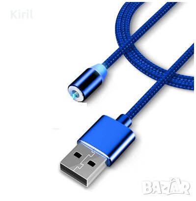 Магнитен кабел за зареждане на телефон iPhone, type C и Android, снимка 8 - USB кабели - 32884446