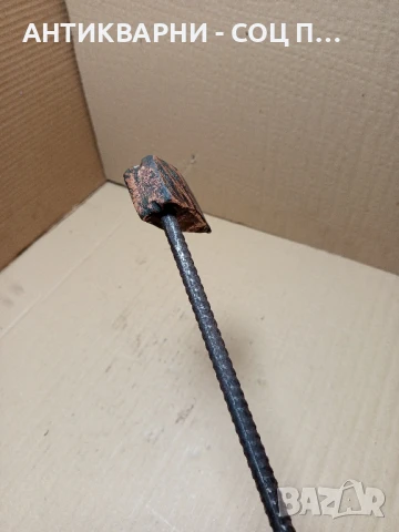 Соц Стар Цигански Поялник Тегло 0.700кг., снимка 6 - Антикварни и старинни предмети - 51370974