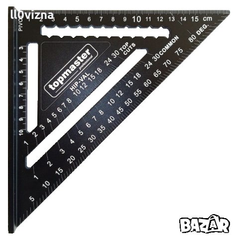 МУЛТИФУНКЦИОНАЛЕН ПРАВ ЪГЪЛ TOPMASTER, снимка 3 - Други инструменти - 43031826