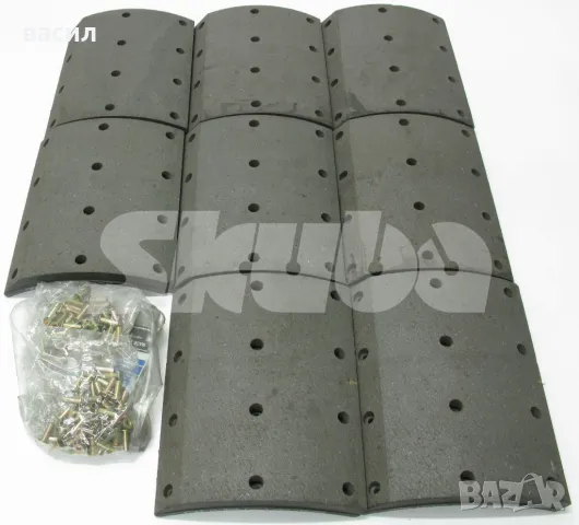 спирачно феродо самосвал СКАНИЯ  - WVA No-19647, снимка 2 - Части - 49761732