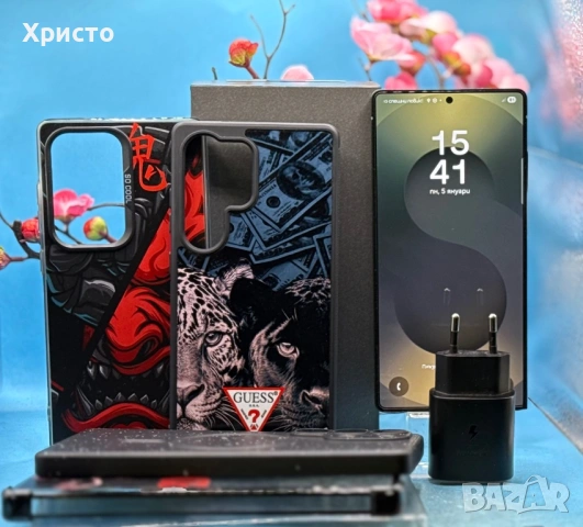 ГАРАНЦИОНЕН!!! Samsung Galaxy S25 Ultra, 12GB RAM, 512GB, 5G, Titanium Black , снимка 3 - Samsung - 53565067