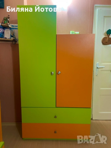 Детско обзавеждане с двуетажно легло, снимка 2 - Мебели за детската стая - 53223536