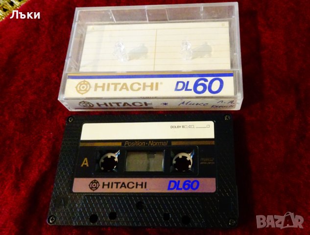 Hitachi DL60 аудиокасета с Boney M и Phil Collins. 