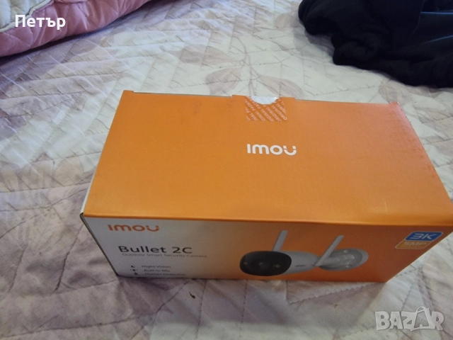  Imou Bullet 5MP (3K 2880*1620) WiFi камера , снимка 2 - HD камери - 52513044