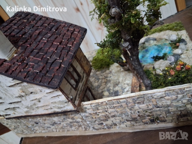 Ръчно изработен макет с размер 29/21см., снимка 7 - Декорация за дома - 51781490