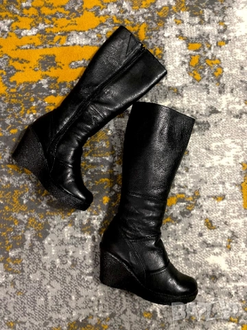 Ботуши естествена кожа 37 номер, снимка 5 - Дамски ботуши - 27331685