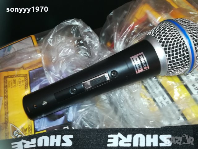 shure beta sm58s-profi 0204210832, снимка 3 - Микрофони - 32392969