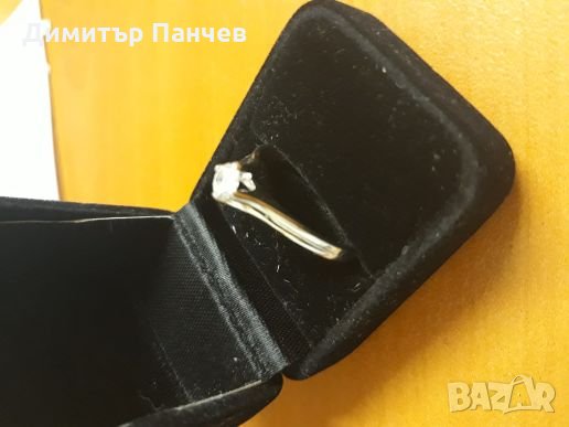 Пръстен с диамант, снимка 4 - Пръстени - 26248736