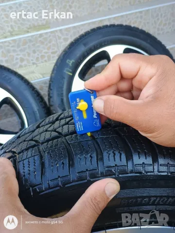 джанти 5x112 195/60 r15 BORBET+ЗИМНИ ГУМИ, снимка 6 - Гуми и джанти - 50320749