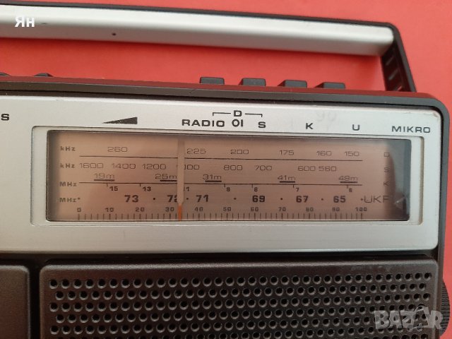 Мини Радио Касетофонче UNITRA ZRK RM121 Automatic , снимка 3 - Аудиосистеми - 43807515