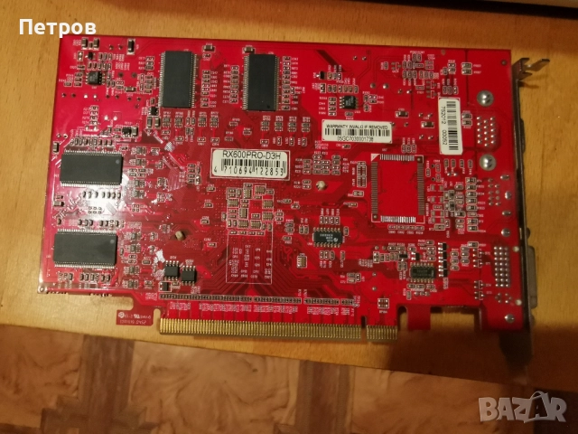 Видео карта ATI Radeon X550 PCI-E VGA DVI 256 MB VGA DVI, снимка 2 - Видеокарти - 51535287