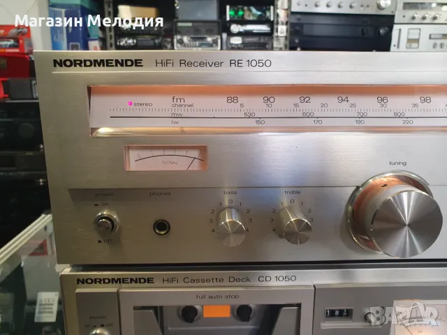 HiFi Ресийвър NORDMENDE RE 1050 + касетен дек NORDMENDE CD 1050, снимка 9 - Ресийвъри, усилватели, смесителни пултове - 47701171