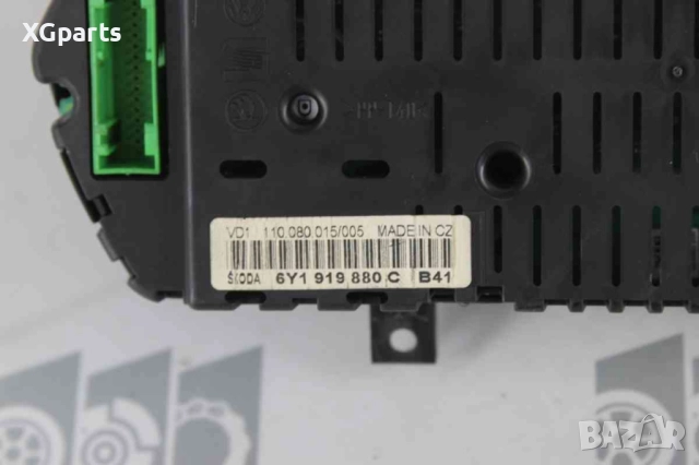 Километражно табло за Skoda Fabia I 1.4 16V 75 к.с. (2000-2007) 6Y1919880C, снимка 3 - Части - 52545299