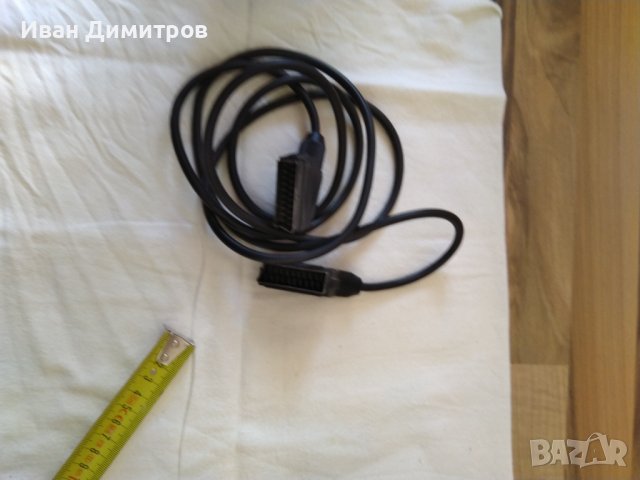 SCART кабел 2 м., снимка 5 - Кабели и адаптери - 36739735
