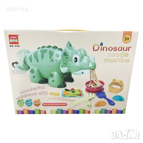 Комплект пластилин с Машина за спагети и аксесоари, DINOSAUR, варианти 