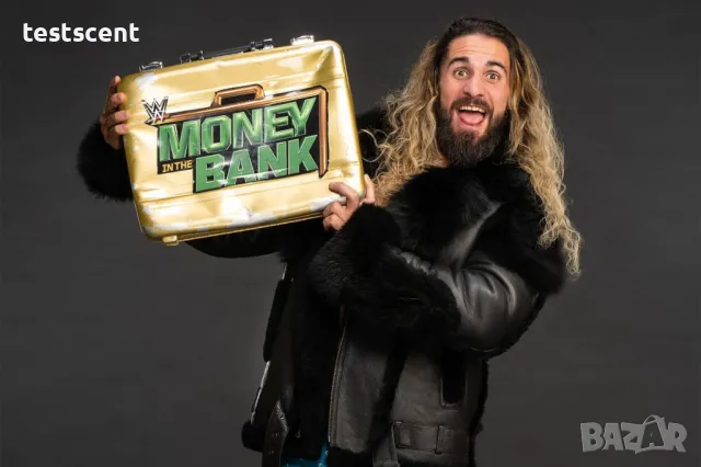 WWE Money In The Bank Briefcase куфар gold колекционерски Договорът в куфарче , снимка 12 - Колекции - 48988450