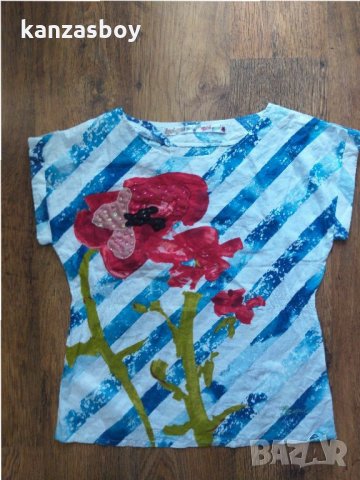 desigual - страхотна дамска блуза КАТО НОВА, снимка 4 - Тениски - 32830892