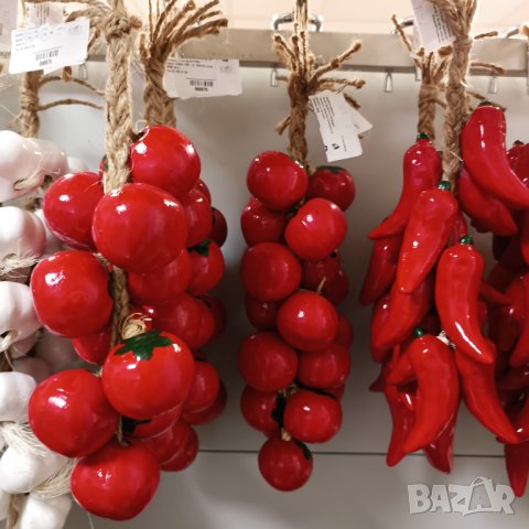 Керамични зеленчуци , снимка 3 - Декорация за дома - 43385687