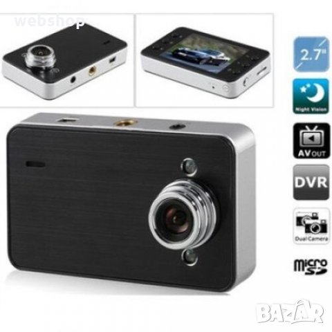 ВИДЕОРЕГИСТРАТОР С ВГРАДЕНА БАТЕРИЯ NOVATEC FULL HD, СЛОТ ЗА SD КАРТА, ЧЕРЕН, снимка 2 - Аксесоари и консумативи - 35528963