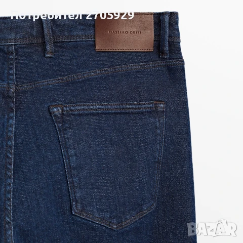 Massimo Dutti мъжки слим дънки, размер 44, снимка 3 - Дънки - 51021011