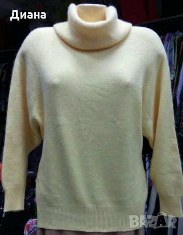 100% кашмир,мерино,ангора,мохер-дамски пуловери с поло яка, снимка 7 - Блузи с дълъг ръкав и пуловери - 35536878