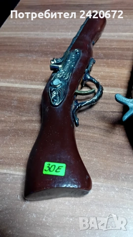 Стари пищови за декор или за носия, снимка 7 - Антикварни и старинни предмети - 53493434