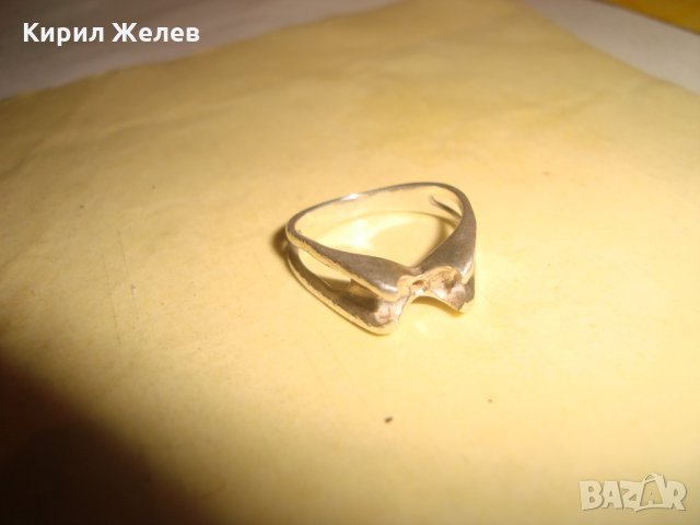 СТАР СРЕБЪРЕН ПРЪСТЕН СРЕБРО 925 АРТ НУВО СТИЛ 25263, снимка 11 - Пръстени - 34616578