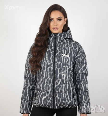 Nike Animal Print Jacket - Oригинално дамско яке / пуфер размер S, снимка 3 - Якета - 51752857