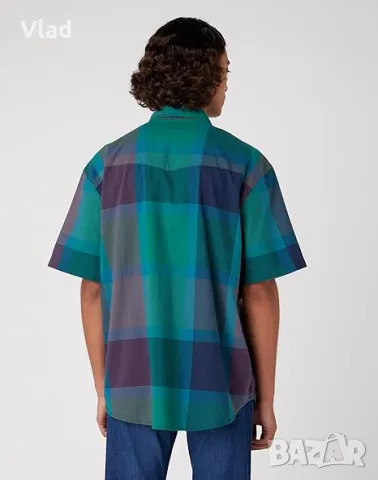 Мъжка риза с къси ръкави, снимка 4 - Ризи - 49958857