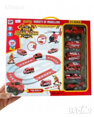 Противопожарна писта – геройски приключения за малки спасители, снимка 5 - Коли, камиони, мотори, писти - 52787243