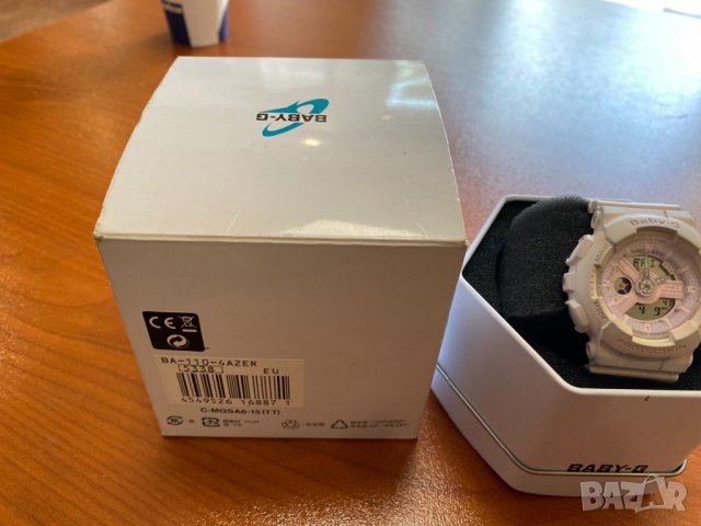 Часовник Casio BABY G WHITE, снимка 6 - Водоустойчиви - 32487374