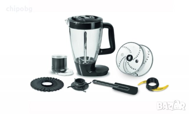 Кухненски робот, Tefal DO821838, Double Force black, powelix life blades, 1000W, 3L bowl, 2L blender, снимка 2 - Кухненски роботи - 38424016