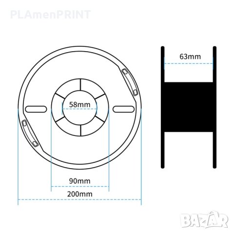 PLA Filament, ПЛА Филамент (Нишка) за 3Д Принтер, снимка 3 - Принтери, копири, скенери - 41347508