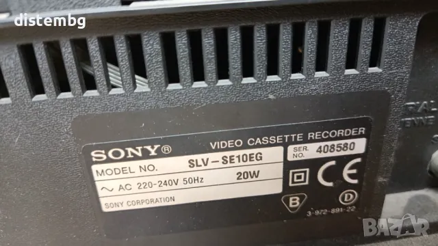 Записващо видео Sony SLV-SE10EG  VHS, снимка 2 - Плейъри, домашно кино, прожектори - 49927335