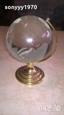 кристално кълбо-12х9см-ретро колекция, снимка 2 - Колекции - 27905272