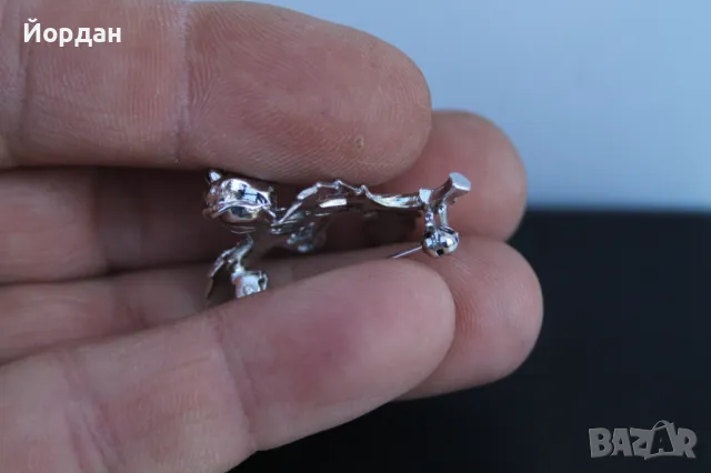 Сребърна брошка , снимка 5 - Други - 50413324