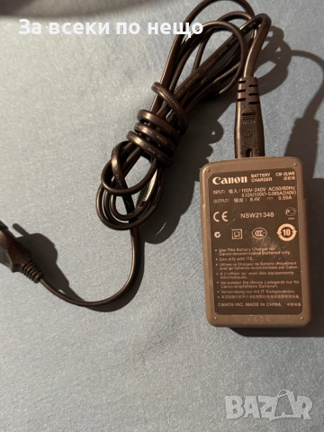 Оригинално зарядно за фотоапарат Canon CB-2LWE. За зареждане на литиево-йонни батерии NB-2L/NB, снимка 4 - Батерии, зарядни - 53091405