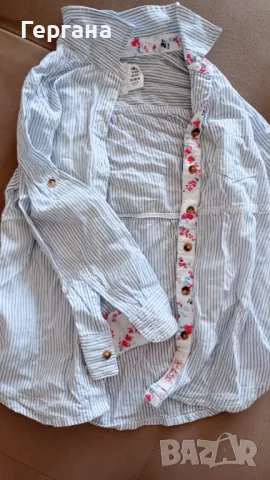 Рокля с пайети, дънкови елечета, риза, снимка 9 - Детски комплекти - 47641402