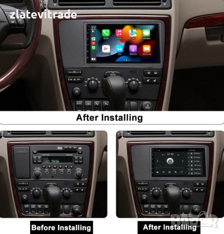 VOLVO XC70 V70 S60 2001-2009 - 7''  Андроид мултимедия НАВИГАЦИЯ , снимка 4 - Аксесоари и консумативи - 29063110